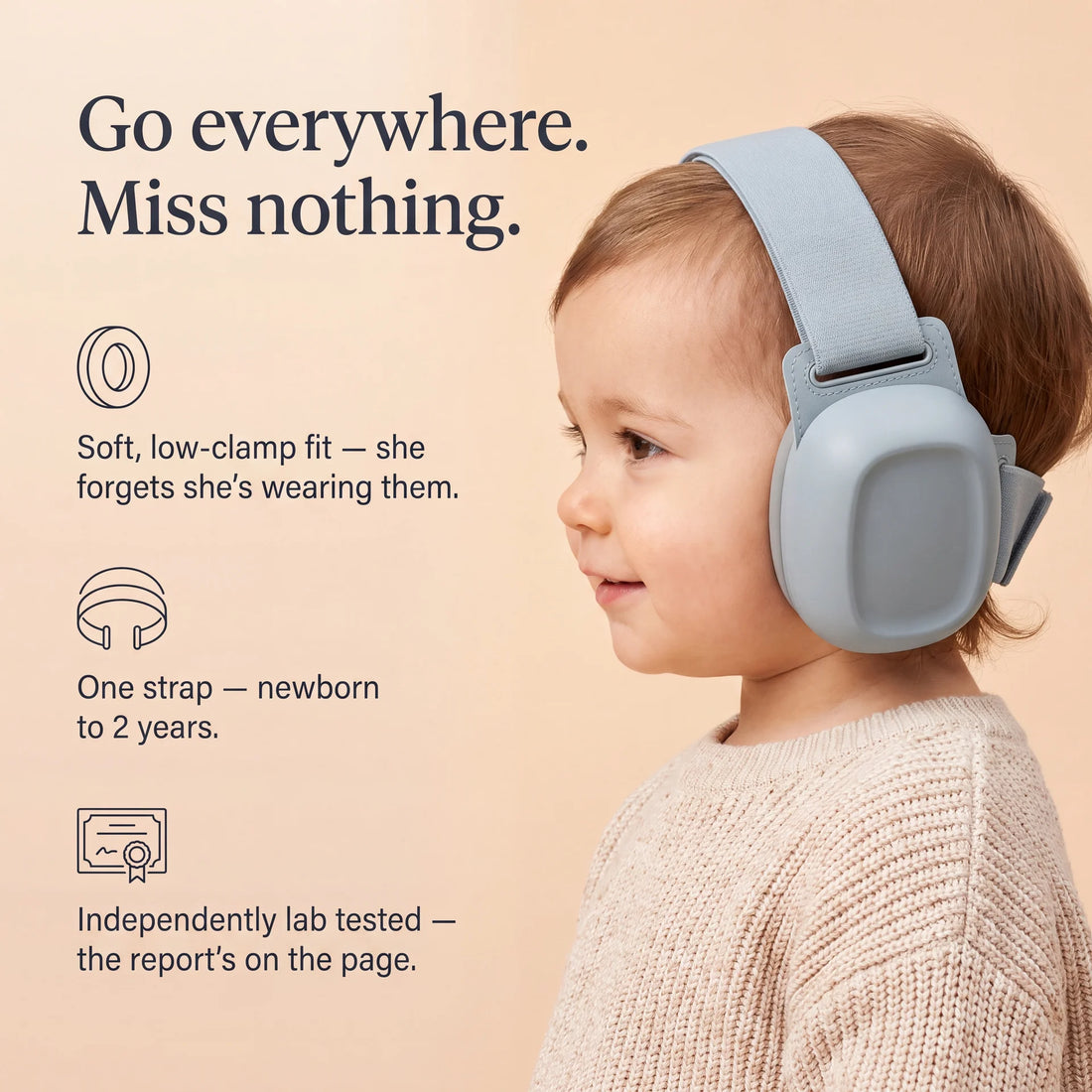 Lunaris baby earmuffs