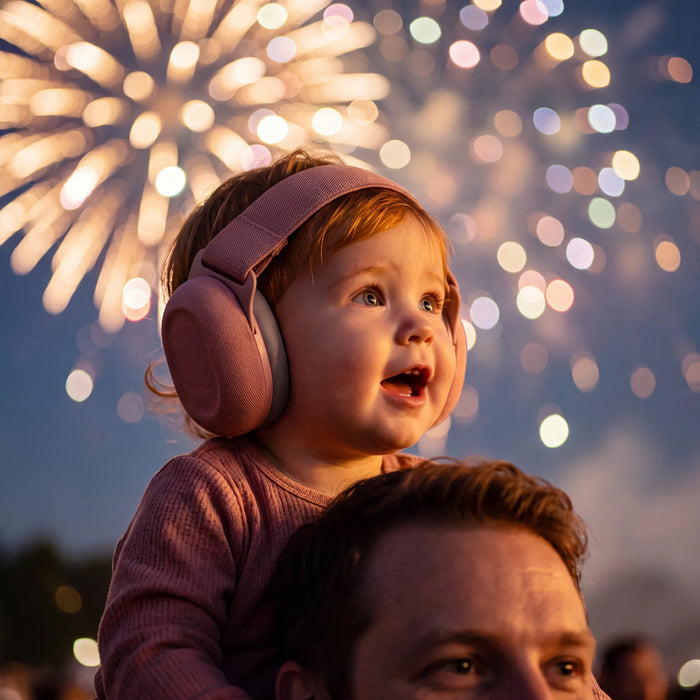 Watched the fireworks instead of crying through them